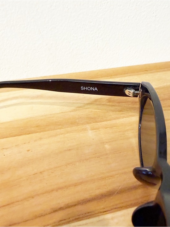 OTRA Shona Cat Eye Sunglasses in Black - Picture 6 of 8
